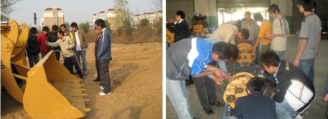  常林企业捐赠教学用车 常林专场招聘会 